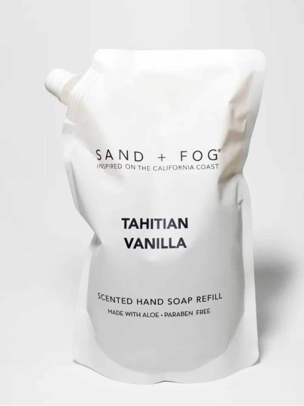 Sand & Fog Tahitian Vanilla 34 oz Liquid Hand Soap Refill Bag with Aloe